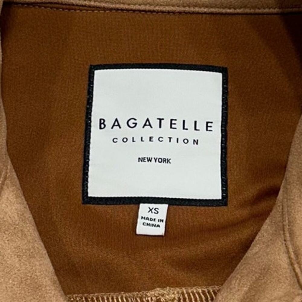 Bagatelle Boho Western Tan Faux Suede Shacket Jacket Size XS - Picture 7 of 11